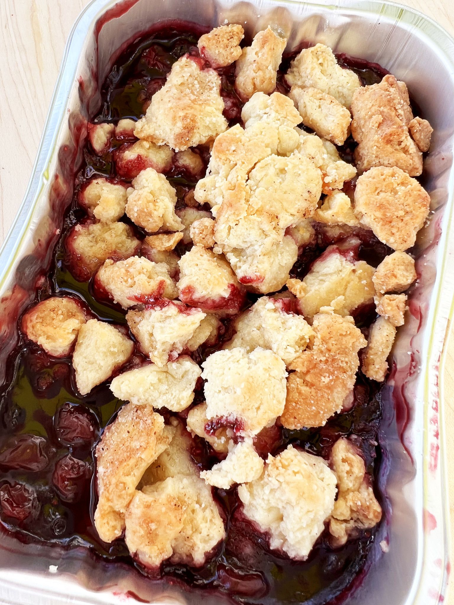 3 fruits crumble to share