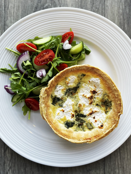 Petite quiche florentine (cuite)