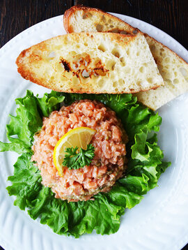 Tartare de saumon classique (promo éclair)