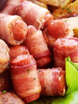 Saucisses & bacon  ( promo éclair )