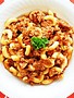 Macaroni with meat sauce (325g)
