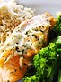 Salmon stuffed with shrimps