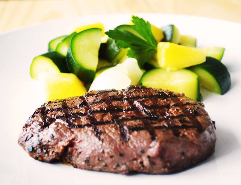 Steak mariné au poivre - l'épicier