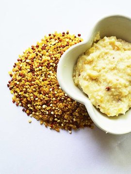 Quinoa & Bulgur puree