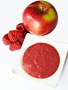 Purée de framboises & pommes