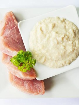 Purée de porc