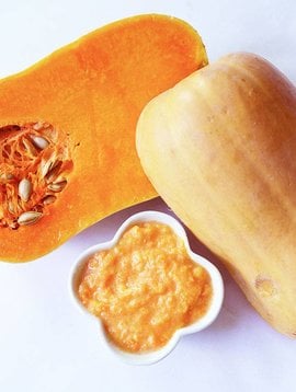 Carrot & Butternut Squash puree