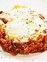Large size- meat lasagna