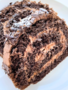 Bûche au chocolat & caramel salé (2 parts) LIQUIDATION