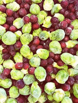 Brussels sprouts & cranberries
