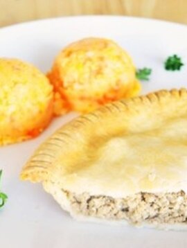 Meat pie & three vegetable mash (325g)-LIQUIDATION