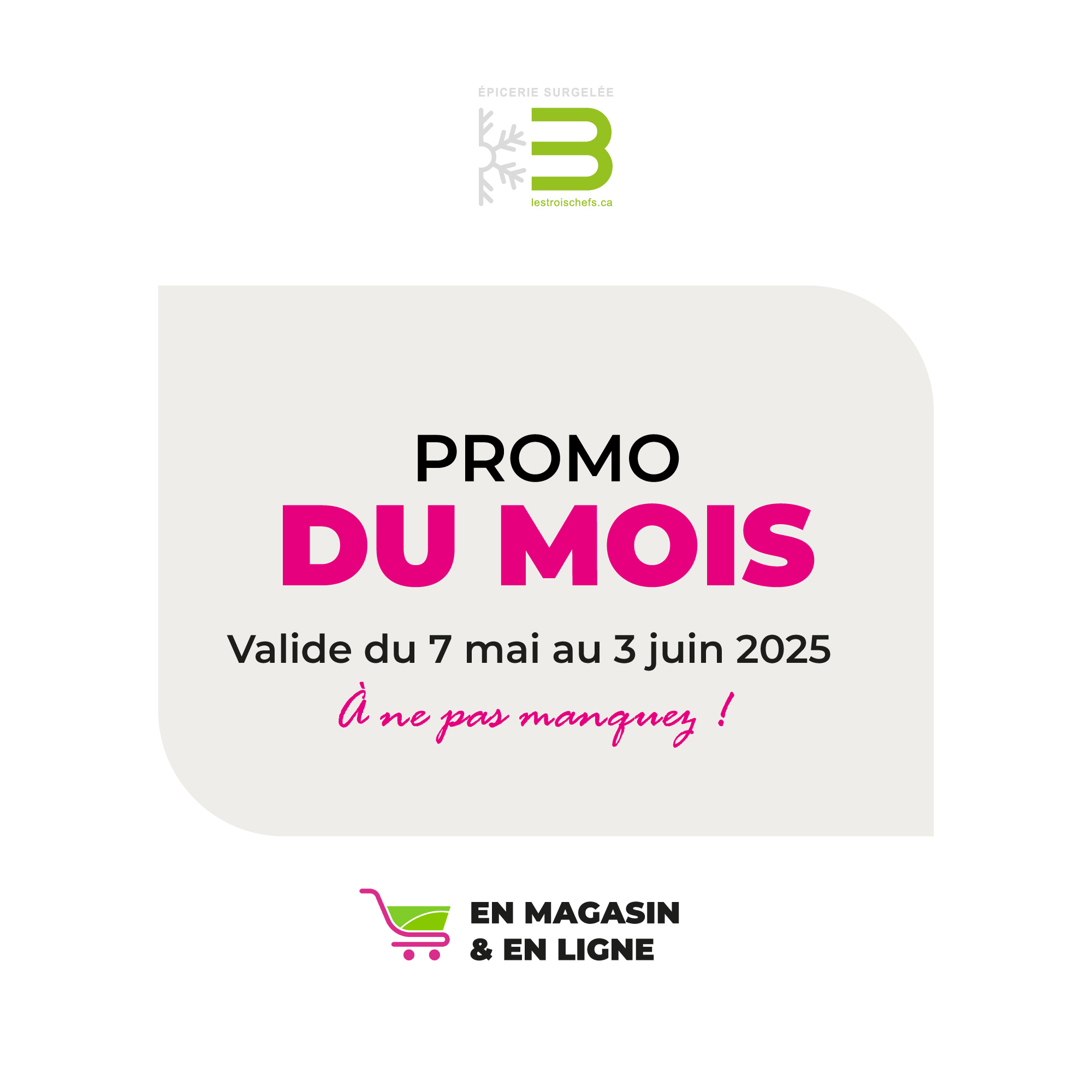 Promo du mois