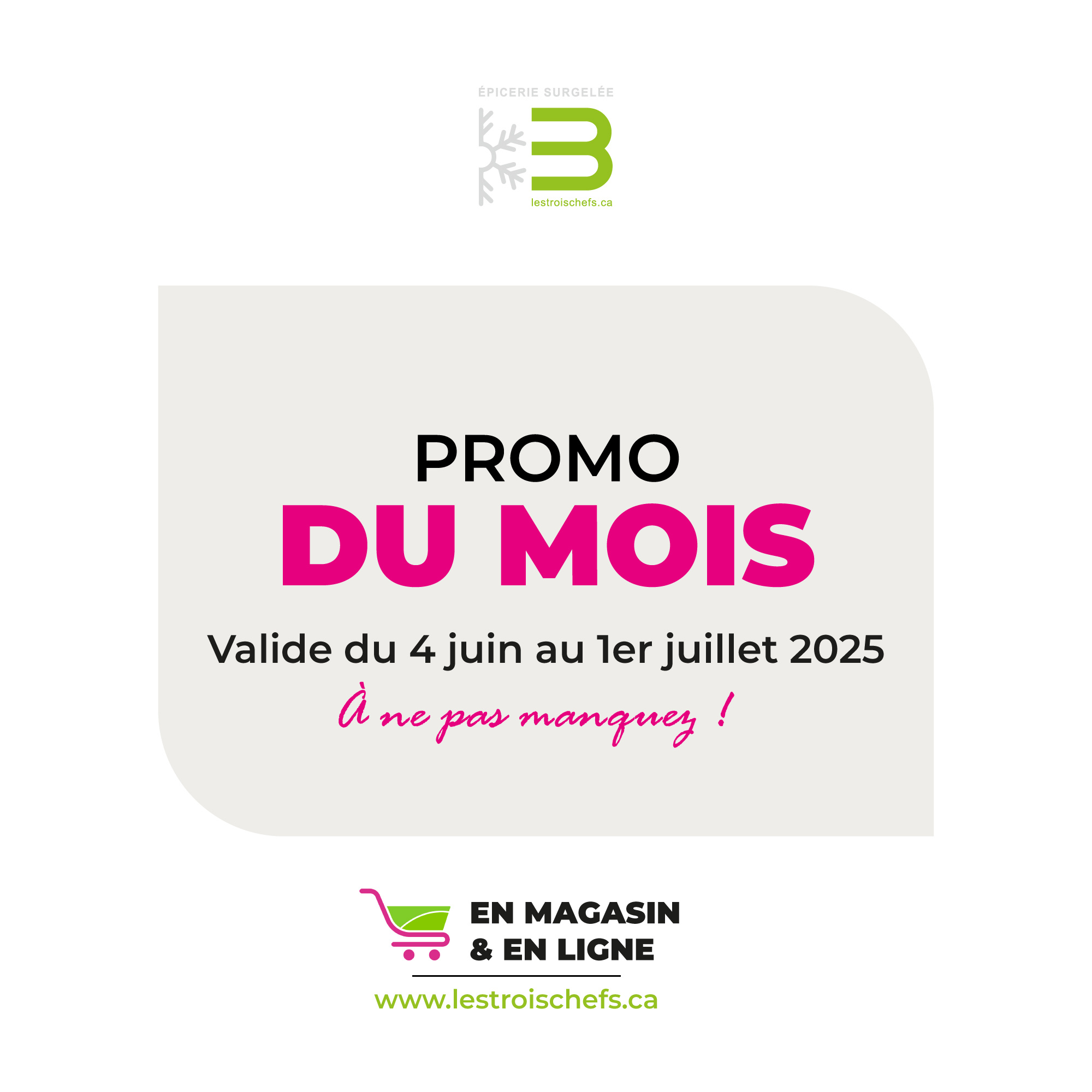 Promo du mois