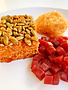 Vegan meatloaf, three vegetable potatoes & beets (325g)