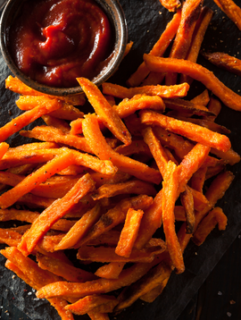 Frites de patates douces