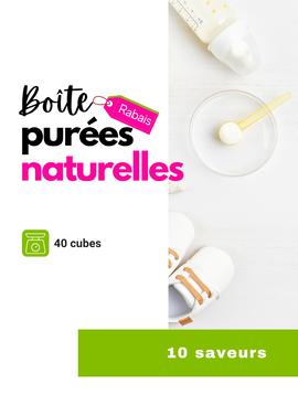 Boîte de purées naturelles