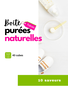 Small NATURAL baby purees box