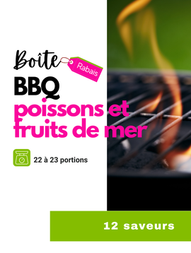 Boîte BBQ - poissons & fruits de mer