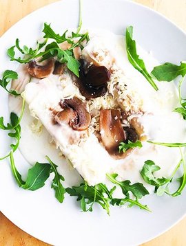 Cannelloni with cream, beef & mushrooms (325g)