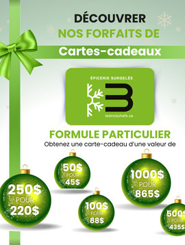 Carte-cadeau ( à partir de 25$)