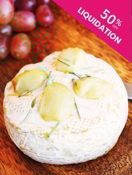 Brie à l'ail et au romarin - LIQUIDATION