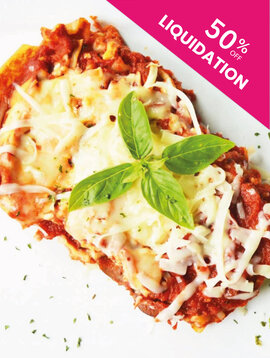 Lasagne 5 fromages, épinards & aubergines (175g) - LIQUIDATION