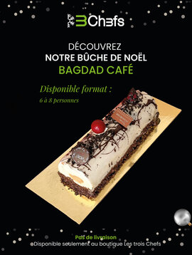 Copy of Bûche choco-lime - (6 à 8 personnes)