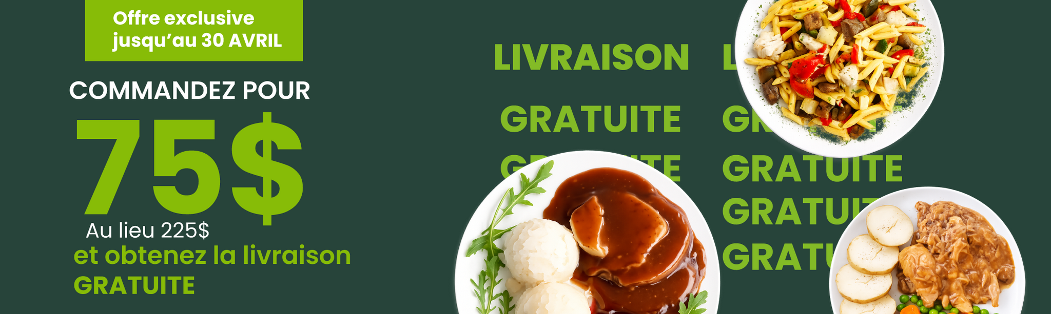 Livraison gratuite 75$