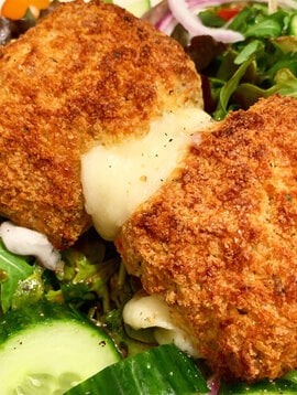 Fondues parmesan aux fruits de mer