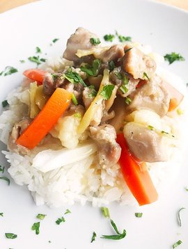 Vietnamese ginger chicken, vegetables & basmati rice (325g)