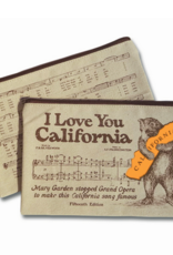 SF Mercantile California Bear Zippered Pouch