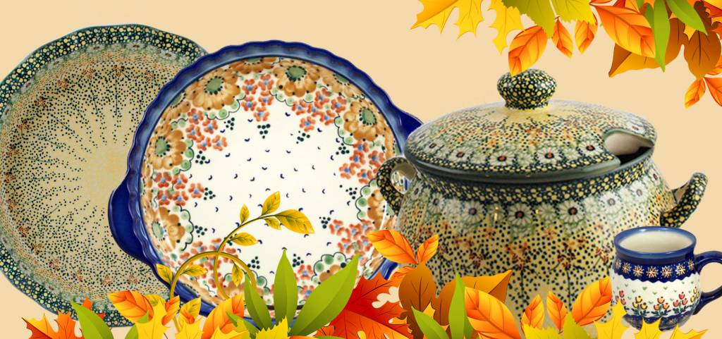 Three Cheers for Fall Polish Pottery Boleslawiec Patterns