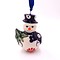 Pinwheels Snowman Ornament