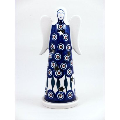 Peacock Illuminated Angel - Lrg