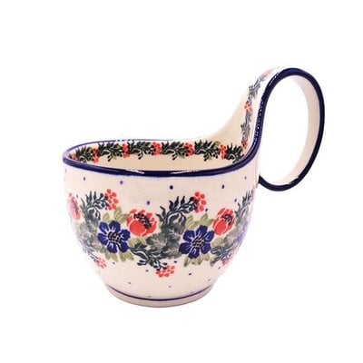 Garden Party Loop Handle Soup Bowl