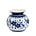 Indigo Garden Round Vase