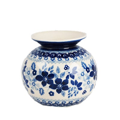 Indigo Garden Round Vase