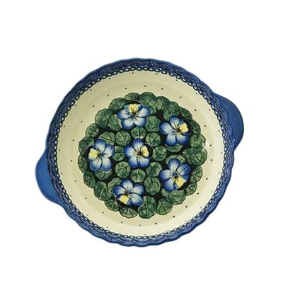 Pansies Pie Plate