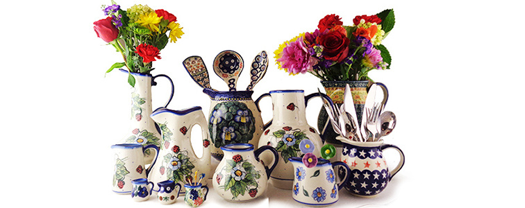 Check Out Our Wide Variety of Polish Pottery Pitchers