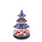 Crimson Bells Christmas Tree Luminary - 7"