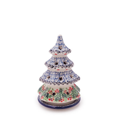 Holly Berry 6" Christmas Tree Luminary