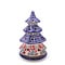 Crimson Bells Christmas Tree Luminary - 8"