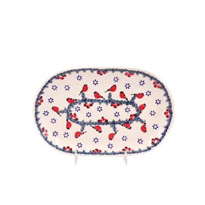 Carolers Oval Tray - Sm