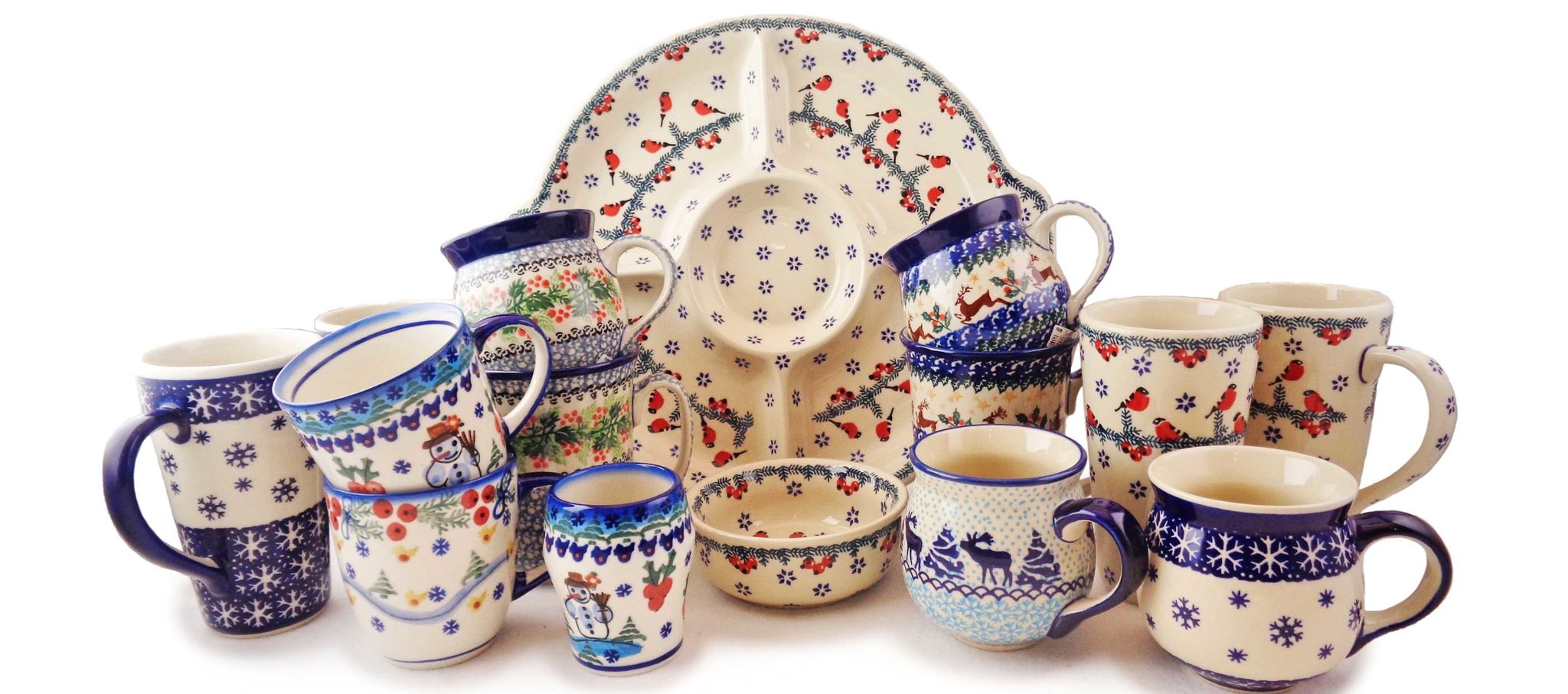 Check Out Our Festive Holiday Polish Stoneware Patterns