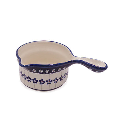 Floral Peacock Sauce Server