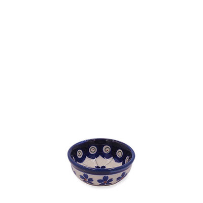 Floral Peacock Condiment Bowl - Sm