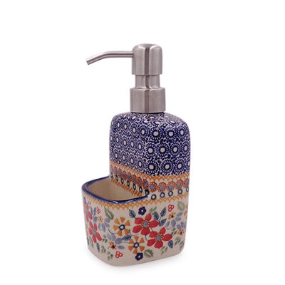 Posies Soap Pump w/ Holder