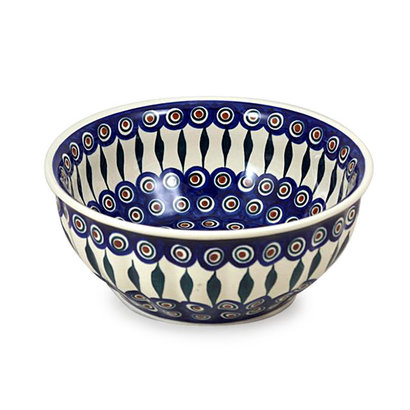 Peacock F24 Fluted Serving Bowl
