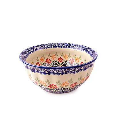 Marigolds F21 Fluted Serving Bowl