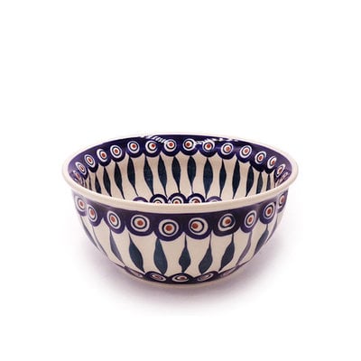 Peacock F21 Fluted Serving Bowl